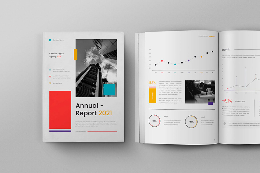 25 Best Nonprofit Annual Report Template Designs for 2021